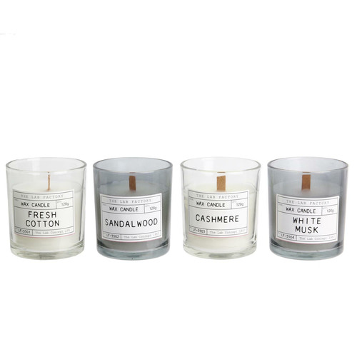Scented Candle in Glass Fresh Cotton
