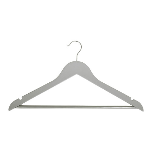 Wooden Clothes Hanger Cross, grey