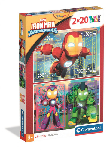 Clementoni Children's Puzzle Iron Man 2x20 3+