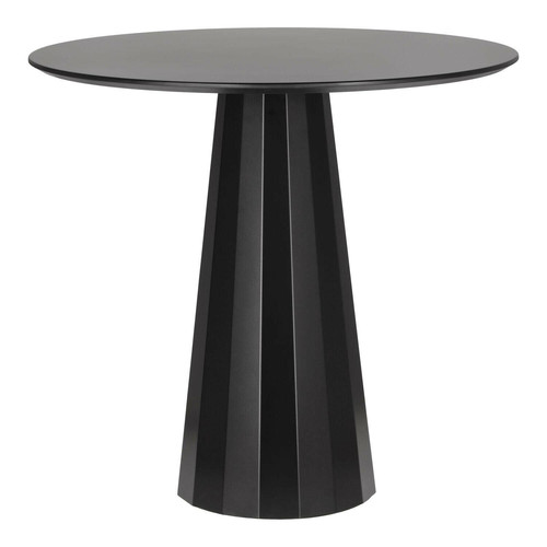 Pedestal Table Florero, black
