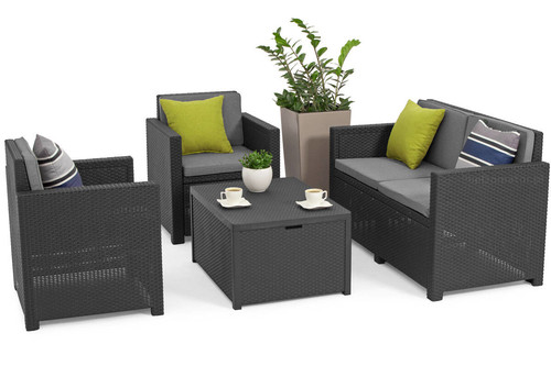 Outdoor Furniture Set MONACO, graphite