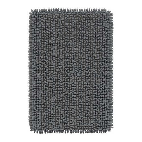 GoodHome Bath Mat Graphene 50 x 80 cm, anthracite