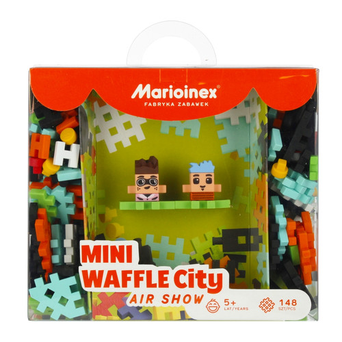 Marioinex Mini Waffle Blocks Set City Air Show 148pcs 5+