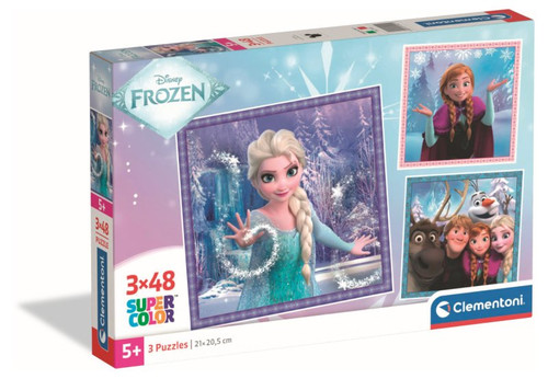 Clementoni Children's Puzzle Disney Frozen 3x48 5+