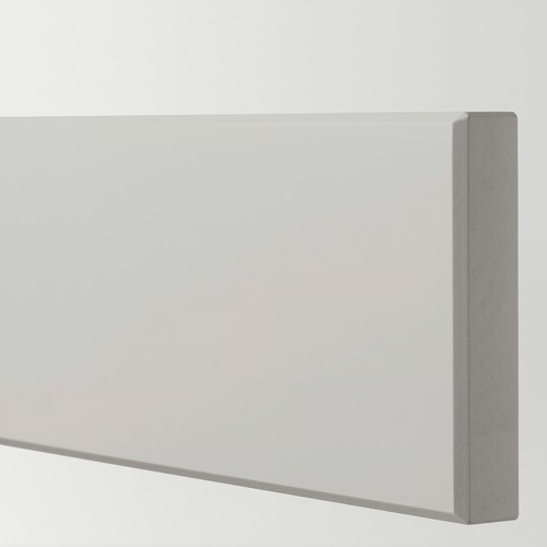 LERHYTTAN Drawer front, light grey, 40x10 cm