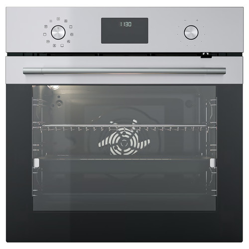 FRILLESBO True fan oven, added steam function bake function/stainless steel colour IKEA 500
