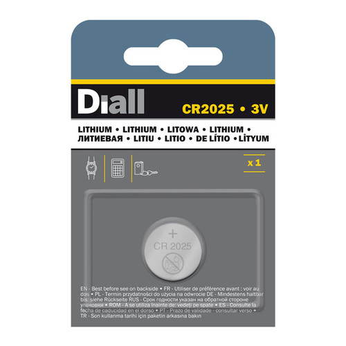Diall Lithium Battery CR2025