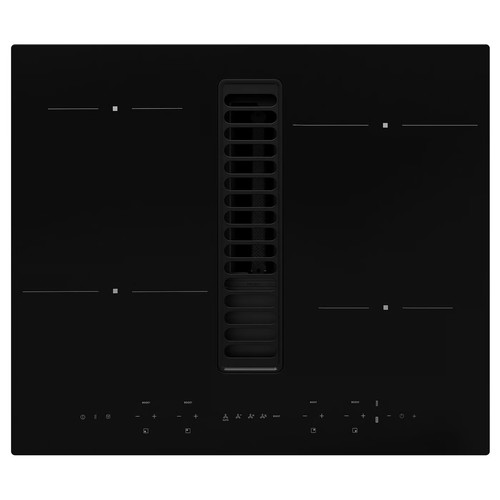 TÄCKNAN Ind hob/int extractor w recirc kit, IKEA 300/black