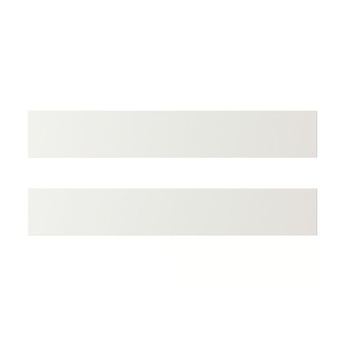 STENSUND Drawer front, white, 60x10 cm
