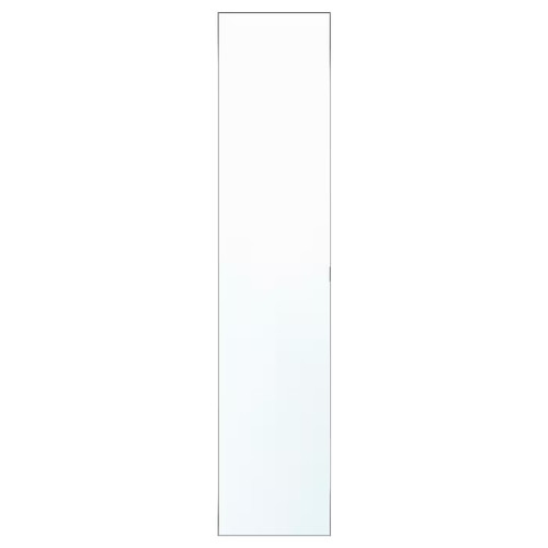 ÅHEIM Door with hinges, mirror glass, 50x229 cm