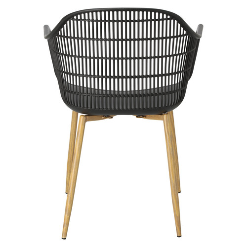 Chair Becker, black/natural