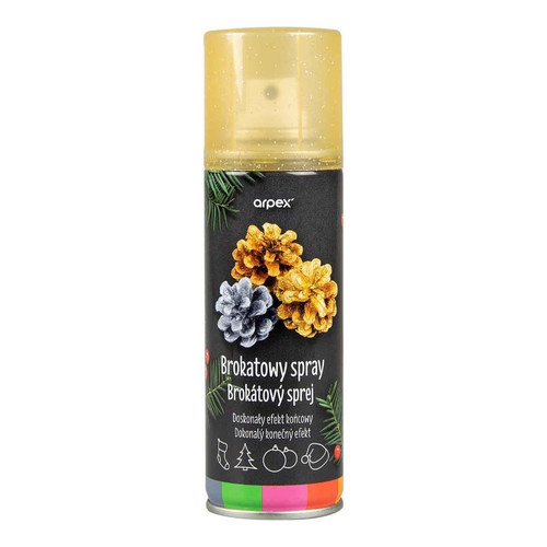Decorative Paint Spray Gold Glitter 100ml