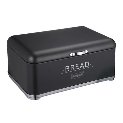 Feel Maestro Modern Stainless Steel Roll-Top Bread Bin MR-1677-AR-BL