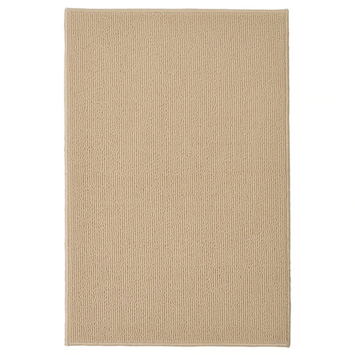 FINTSEN Bath mat, beige, 40x60 cm