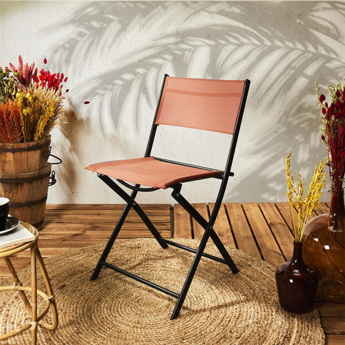 Folding Chair Elba, terracotta