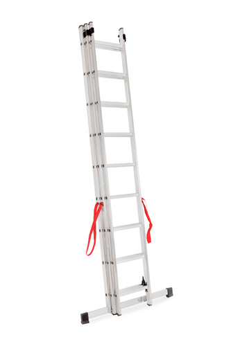 AW Aluminium Ladder Basic 3x9 Steps 150kg