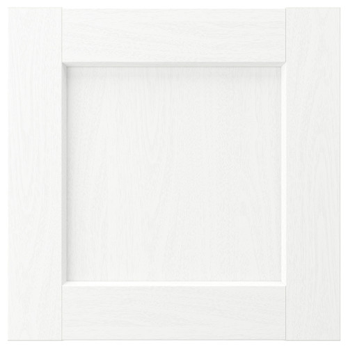 ENKÖPING Door, white wood effect, 40x40 cm