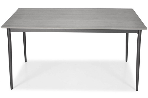 Outdor Dining Table BOSANO 150, black/grey