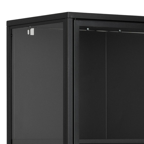 Display Cabinet Newcastle, high, black