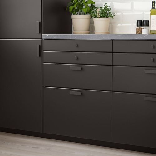 KUNGSBACKA Drawer front, anthracite, 40x20 cm