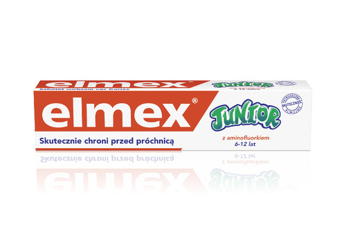 Elmex Toothpaste for Children Junior 6-12 Years Duo 75ml x 2 