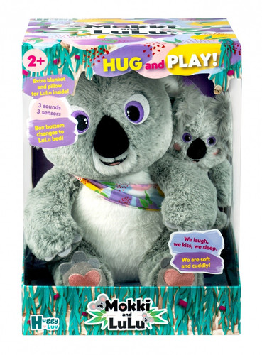 TM Toys Interactive Toy Hug & Play Koala Mokki and Lulu 24m+