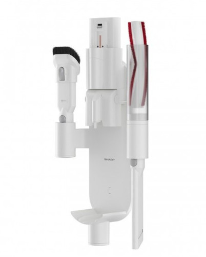 Sharp VC-SV12AEU-W Cordless Stick Vacuum Cleaner, White