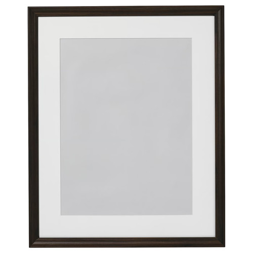 KLOTKÖRSBÄR Frame, oak effect/dark brown, 40x50 cm
