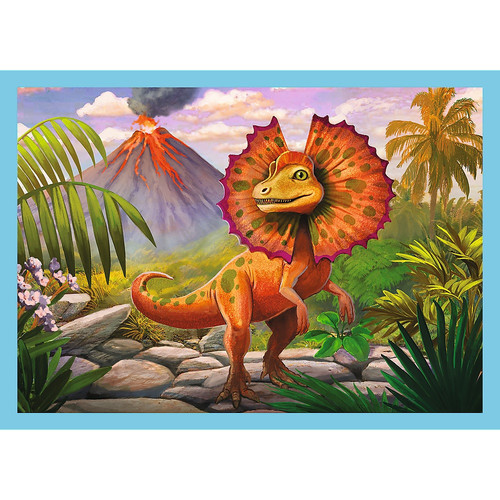 Trefl Children's Puzzle Unique Dinosaurs 4in1 3+