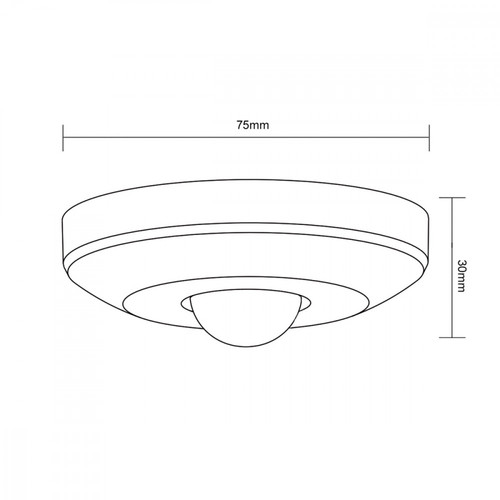 Maclean Ceiling PIR Motion Sensor MCE231