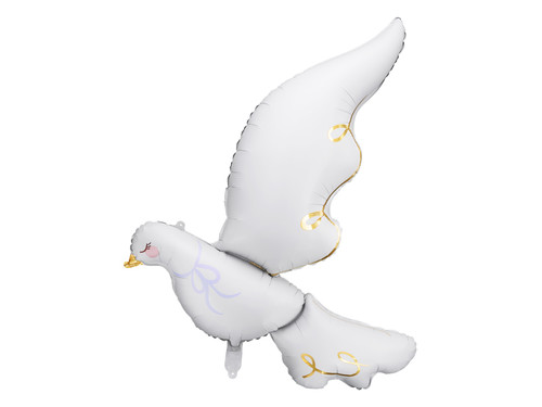 Foil Balloon Dove 80x100cm, assorted colours
