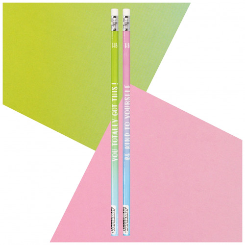 HB Pencil with Rubber Set of 48pcs Ombre