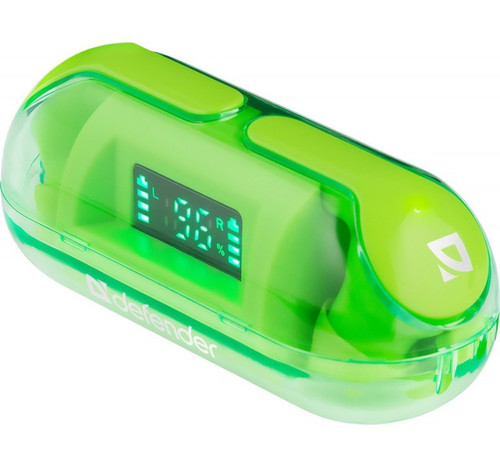 Defender Wireless Earphones TWI NS 916, green
