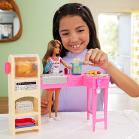 Barbie and Teresa Recipe for Friendship Teresa's Kitchen Playset JCT06 3+