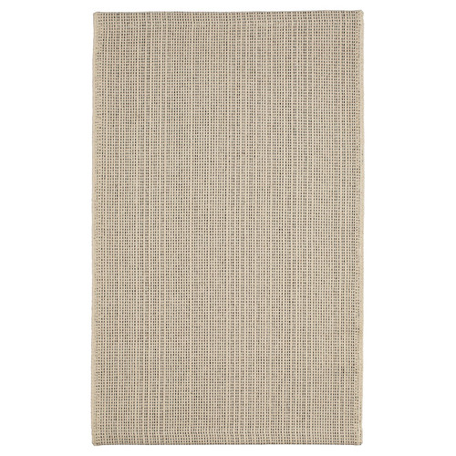 TIPHEDE Rug, flatwoven, natural/black, 50x80 cm