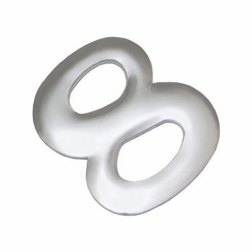 Self Adhesive House Digit "8" 37 mm, chrome