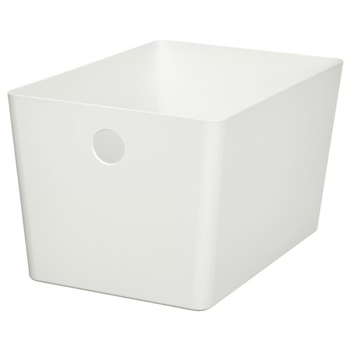 KUGGIS Box, white, 18x26x15 cm