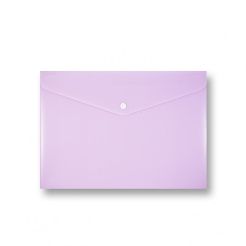 Document Wallet Plastic Folder PP A5, pastel pink