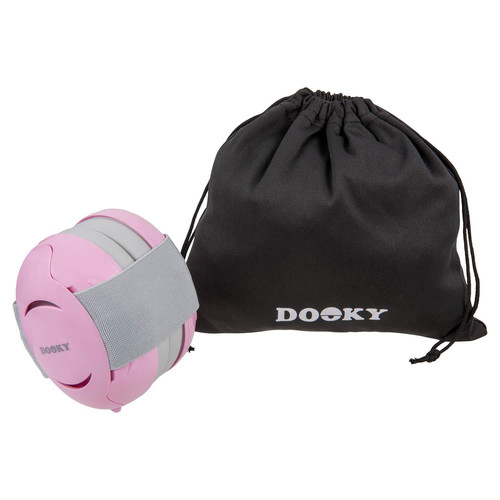 Dooky Baby Ear Protection 0-3y, pink