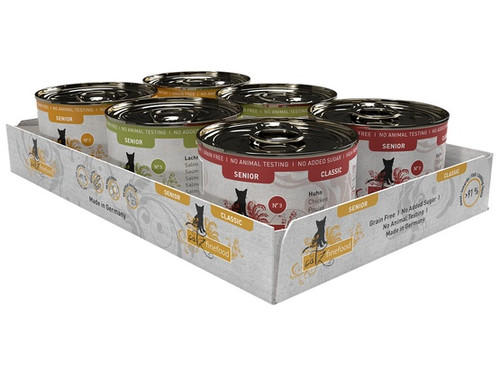 Catz Finefood Classic Senior Multipack Cat Wet Food Cans 6x200g