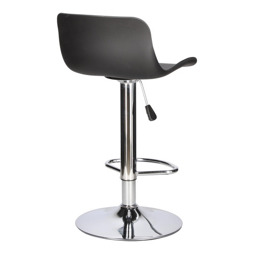 Bar Stool Inge, black/chrome