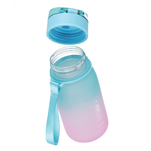 Water Bottle 400ml, Ombree blue-pink