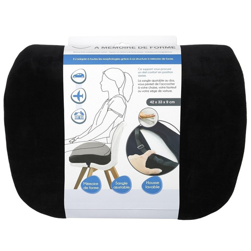 Ultra-Ergonomic Seat Cushion, black