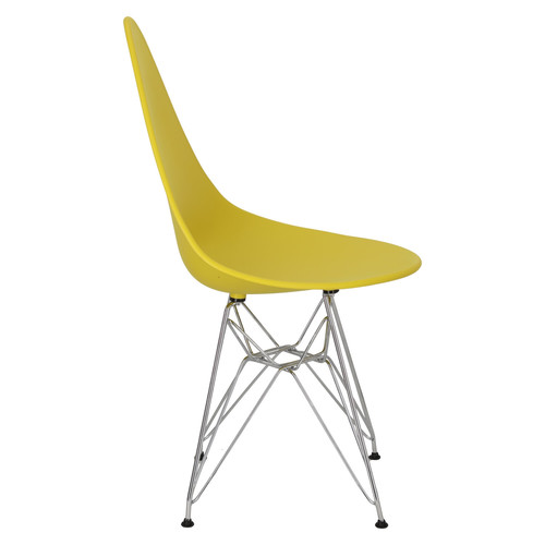 Dining Chair Rush DSR, yellow