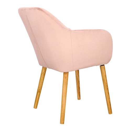 Upholstered Chair Emilia Velvet, dusty rose