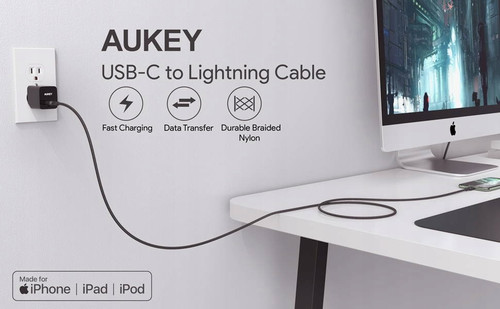 Aukey Cable USB-C Lightning CB-CL03