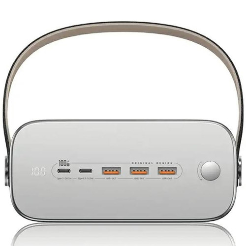 USAMS Power Bank Powerbank 80000mAh 130W 2xUSB-C 3xUSB-A PD QC