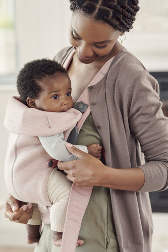 BABYBJÖRN Baby Carrier MINI 3D Jersey, Light pink