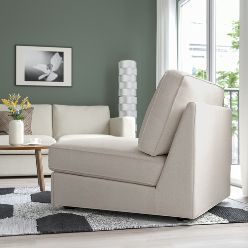KIVIK 1-seat sofa-bed, Tresund light beige