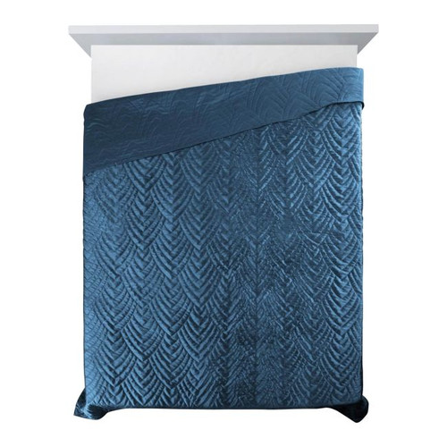 Bedspread Luiz 170 x 210 cm, dark blue